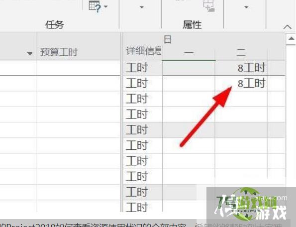 Project2019如何查看资源使用状况