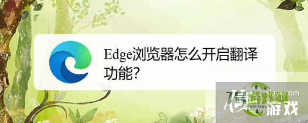 Edge浏览器怎么开启翻译功能？