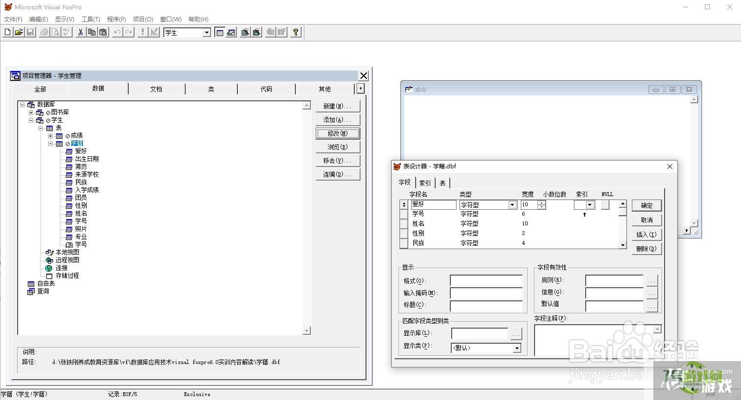 vf6.0设置字段有效性规则