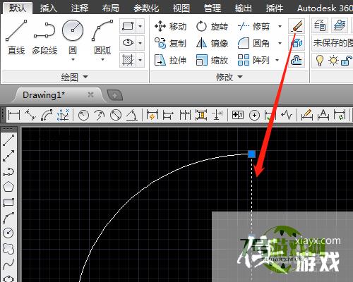 CAD怎样快速绘制门的图形