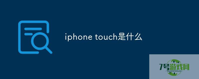 苹果touch是什么