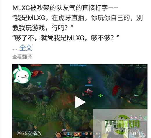 你别教我玩游戏，就凭我是MLXG是什么梗