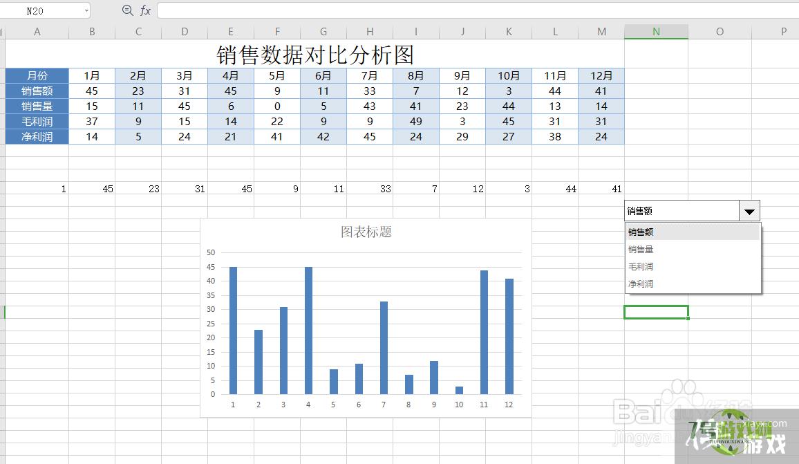 Excel数据显示动态图表怎么制作