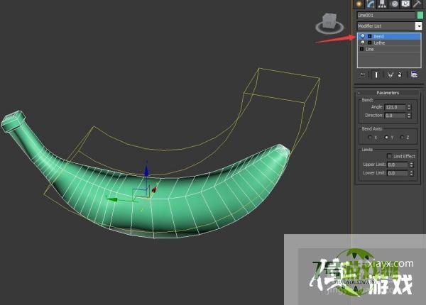 3Dmax做香蕉的步骤