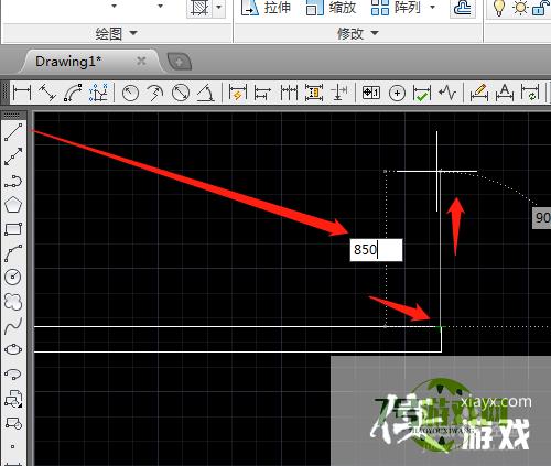 CAD怎样快速绘制门的图形