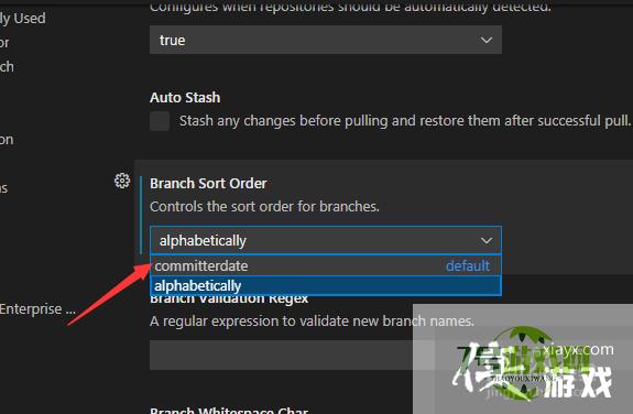 VS Code怎么设置分支排序顺序提交人日期