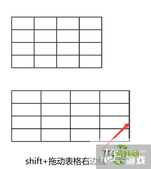 indesign中单元格大小的调整