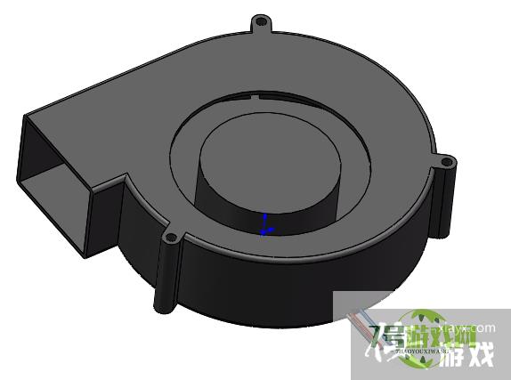 使用solidworks绘制离心鼓风机