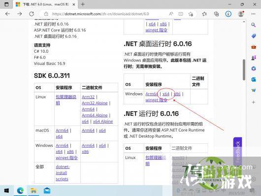 图解安装 .Net Desktop Runtime 6