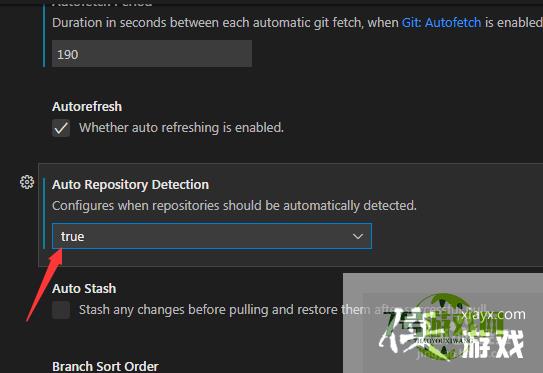 Visual Studio Code怎么自动存储库检测开启