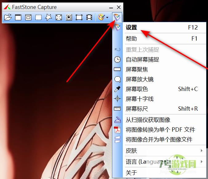 FastStone Capture工具栏怎么添加常用功能？