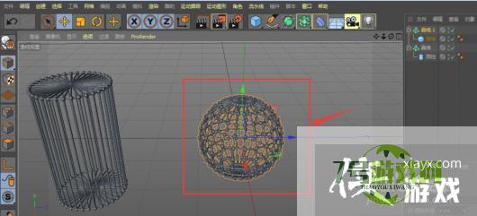 C4D如何使用晶格属性制作三维立体图【基础】