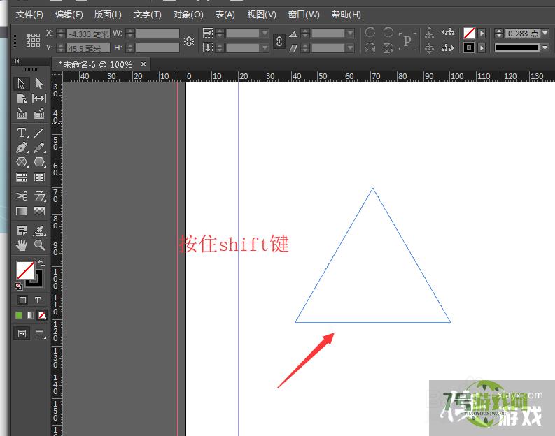 ID中制作三角形形状方法【indesign】