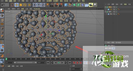 C4D如何使用晶格属性制作三维立体图【基础】